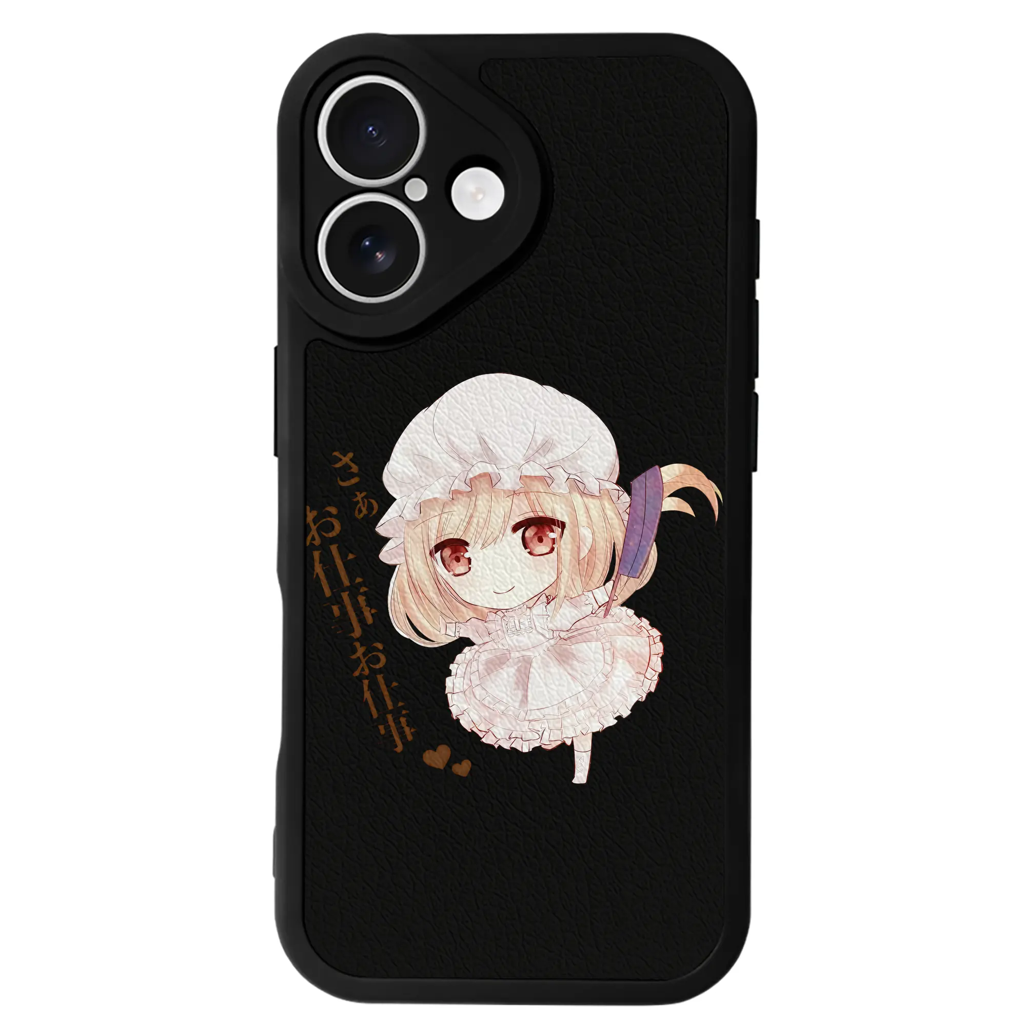 はたらく細胞 グッズ,マクロファージ - IPhone 16シリーズ対応 ・ シリコンスマホケース ・ レザー調 ・ 高精度フィット ・ 耐衝撃 ・ ワイヤレス充電対応 ・ 精密カット